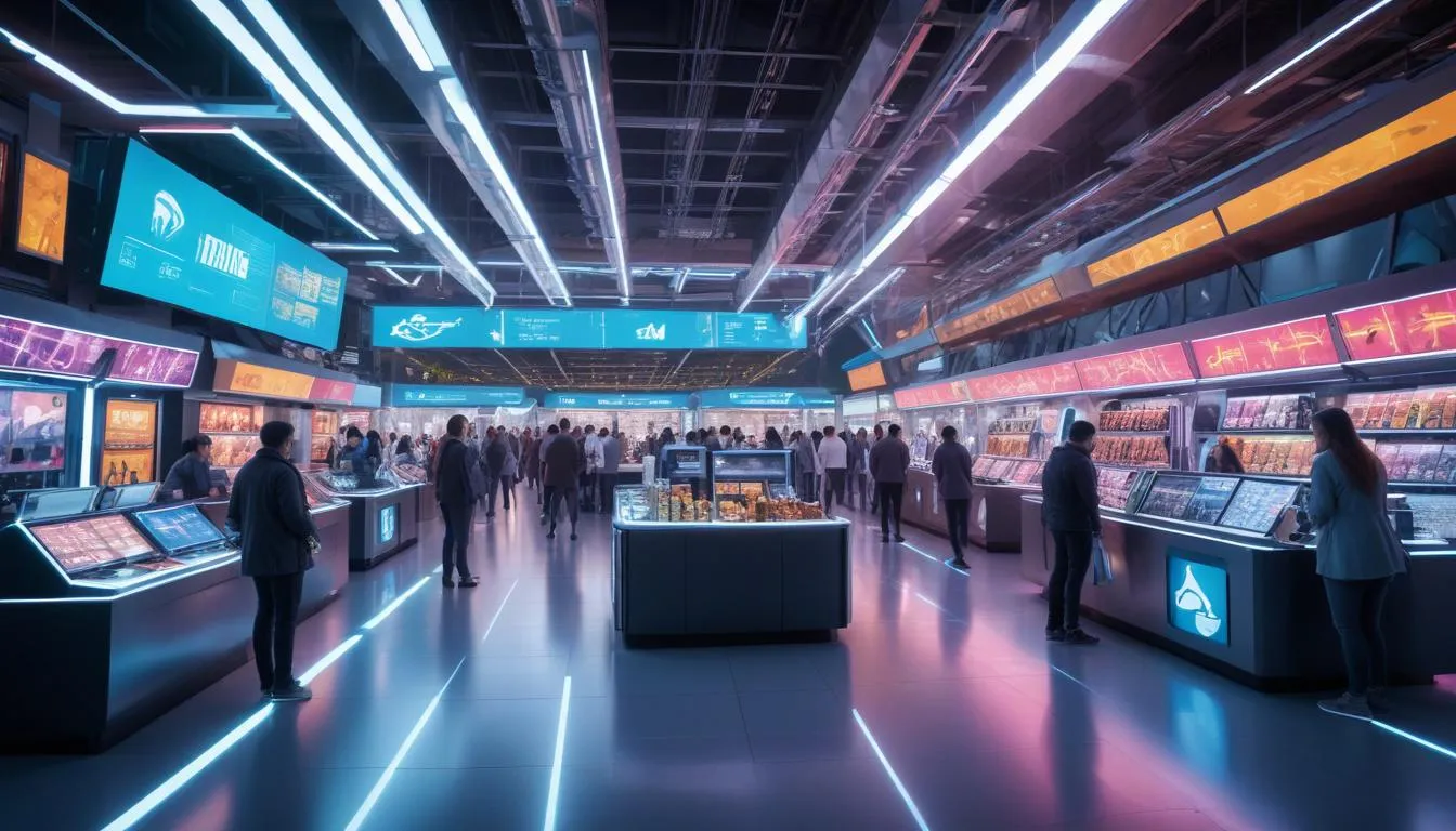 Ilustração da seção: Tendências Emergentes no Mercado Digital